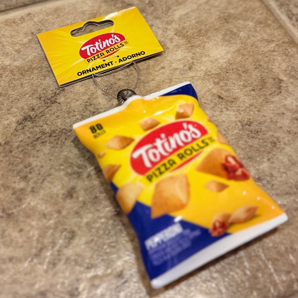 Totinos‎ Pizza Rolls Pepperoni Bag Christmas Ornament Foodie Snack Novelty NEW